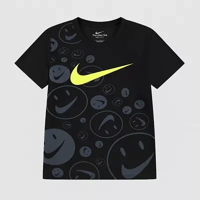 Nike Little Boys Crew Neck Short Sleeve Regular Fit Graphic T-Shirt