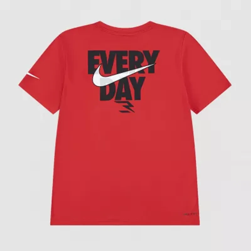 Nike 3BRAND by Russell Wilson Big Kid Boys Crew Neck Short Sleeve Active T-Shirt