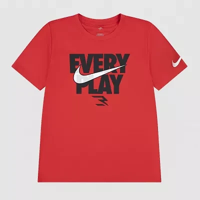 Nike 3BRAND by Russell Wilson Big Kid Boys Crew Neck Short Sleeve Active T-Shirt