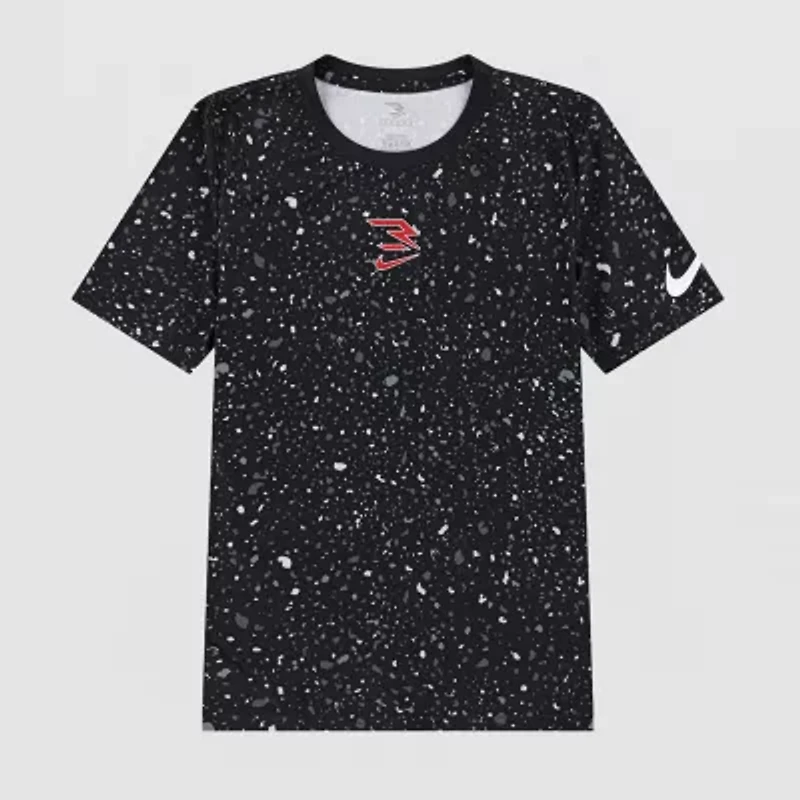 Nike 3BRAND by Russell Wilson Big Kid Boys Crew Neck Short Sleeve T-Shirt
