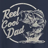 Mens Short Sleeve Reel Cool Dad Graphic T-Shirt