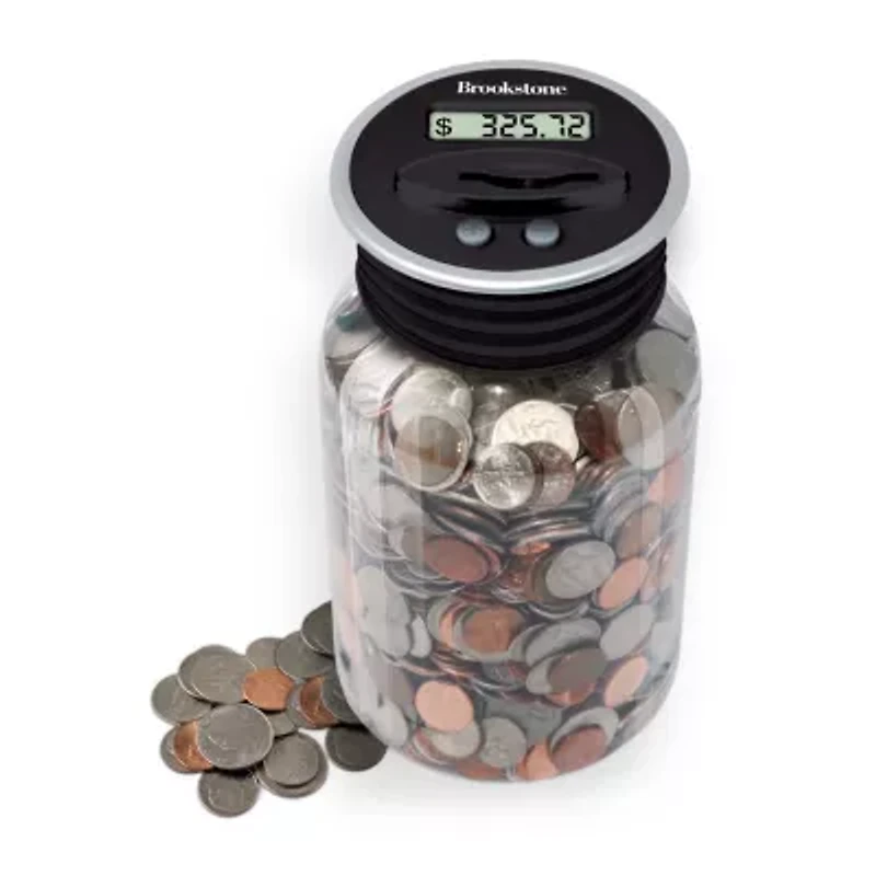 Brookstone Coin Counting Bank