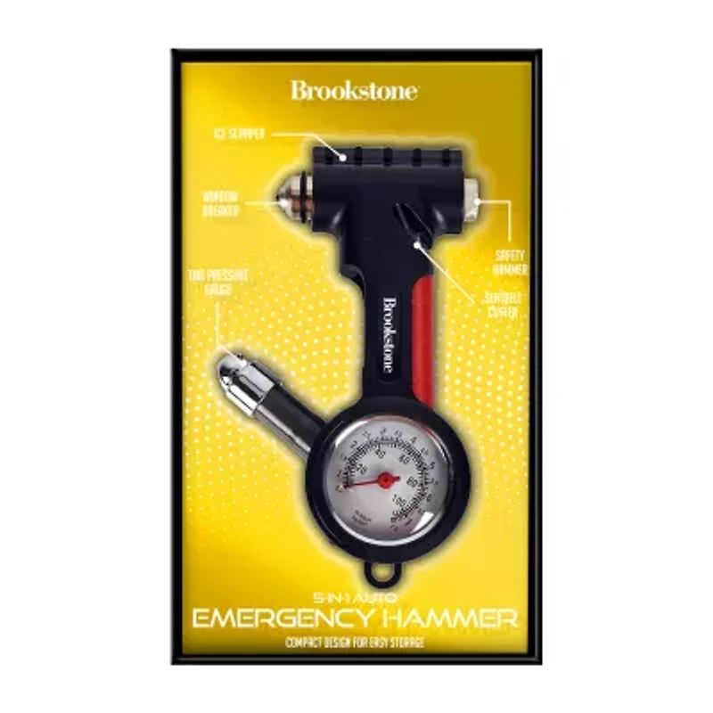 Brookstone 5-in-1 Emergency Hammer