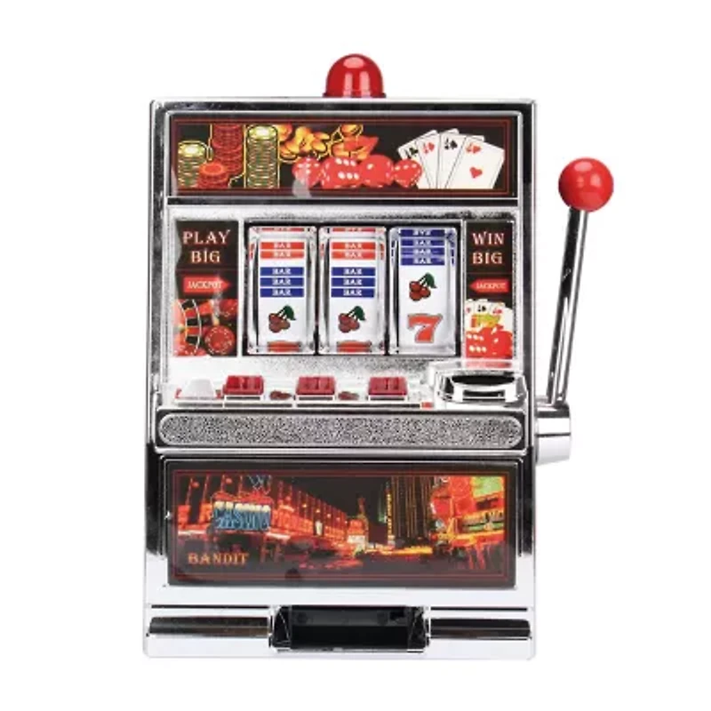 Retro Arcade Slot Machine Saving Bank