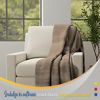 Color Sense 100% Cotton Basket Blanket Set