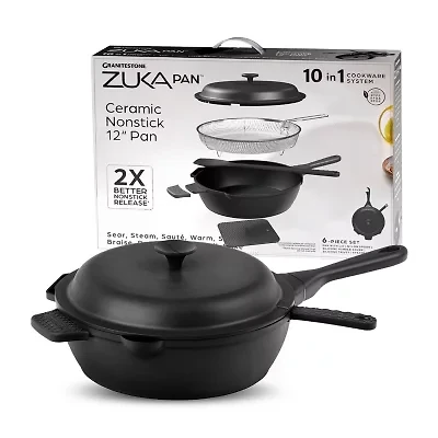 Granitestone Zuka Everyday Multi-Functional 12" Pan Cooking System
