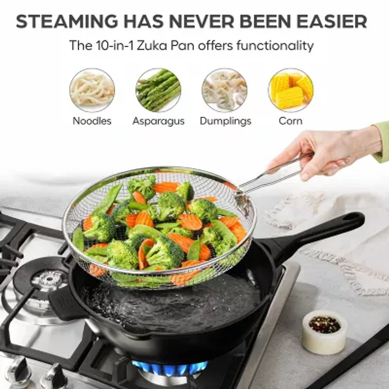 Granitestone Zuka Everyday Multi-Functional 12" Pan Cooking System