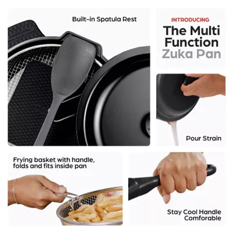 Granitestone Zuka Everyday Multi-Functional 12" Pan Cooking System