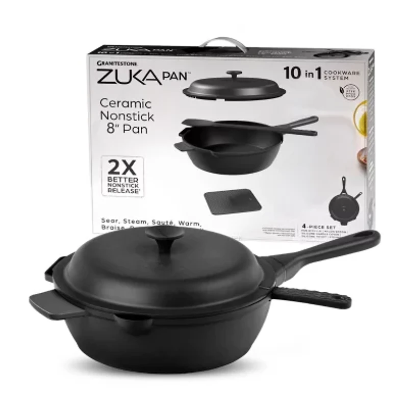 Granitestone Zuka Everyday Multi-Functional 8" Pan Cooking System