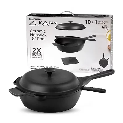 Granitestone Zuka Everyday Multi-Functional 8" Pan Cooking System