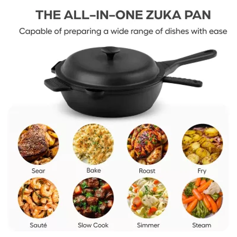 Granitestone Zuka Everyday Multi-Functional 8" Pan Cooking System