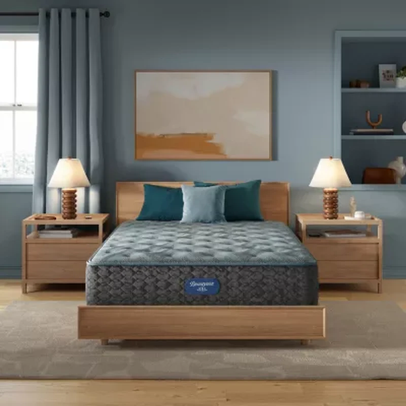Beautyrest Level One 13.75" Plush Tight top - Mattress + Box Spring