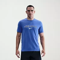 Nike Mens Crew Neck Short Sleeve Regular Fit Graphic T-Shirt