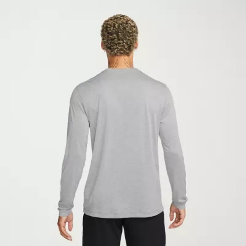 Nike Mens Crew Neck Long Sleeve Quick Dry Active T-Shirt