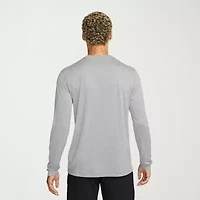 Nike Mens Crew Neck Long Sleeve Quick Dry Active T-Shirt