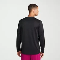 Nike Mens Crew Neck Long Sleeve Quick Dry Active T-Shirt