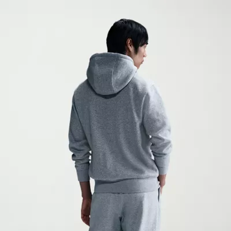 Nike Club Mens Long Sleeve Fleece Zipper Active Hoodie