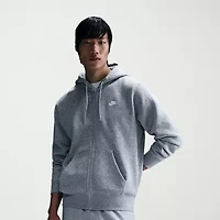 Nike Club Mens Long Sleeve Fleece Zipper Active Hoodie