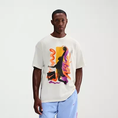 Nike Mens Crew Neck Short Sleeve Regular Fit Big and Tall Graphic T-Shirt