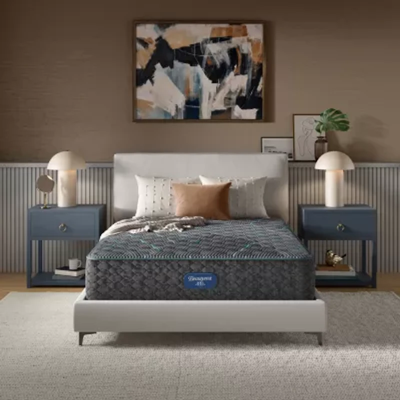 Beautyrest Level Two 13.25" Extra Firm Tight top - Mattress + Box Spring