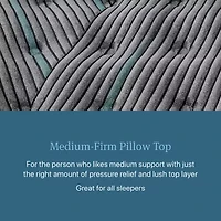 Beautyrest Level Two 14.75" Medium Pillow top - Mattress + Box Spring