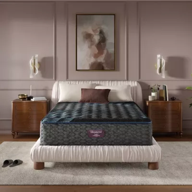 Beautyrest World Class Level Four 15" Medium Tight top - Mattress + Box Spring