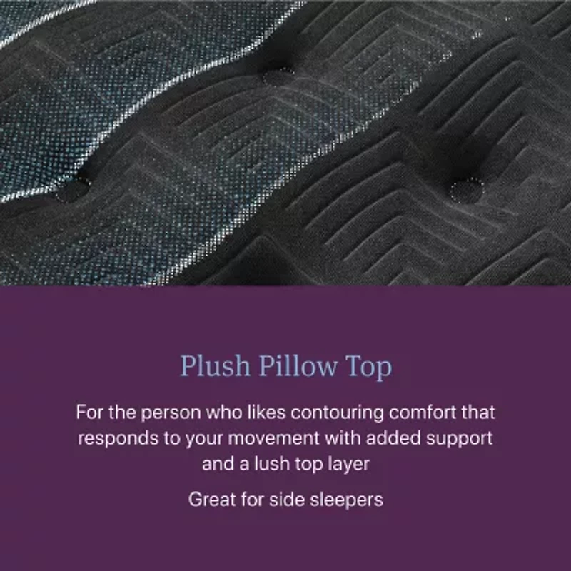 Beautyrest World Class Level Four 16.25" Plush Pillow top - Mattress + Box Spring