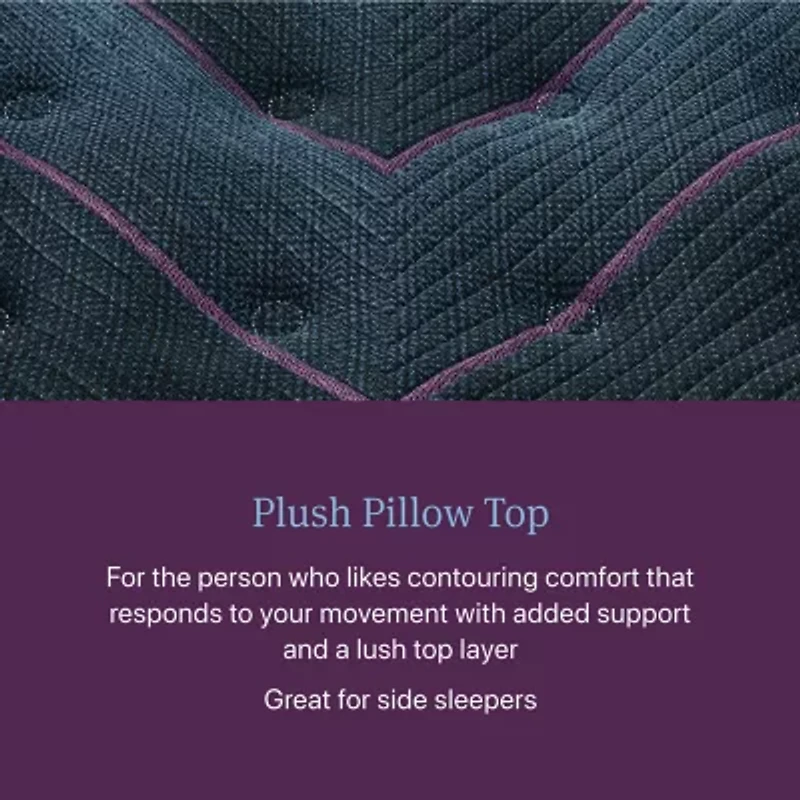 Beautyrest World Class Level Three 16" Plush Pillow top - Mattress + Box Spring
