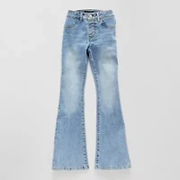 Vanilla Star Big Kid Girls Mid Rise Flare Leg Jean