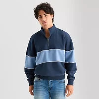 Arizona Mens Mock Neck Fleece