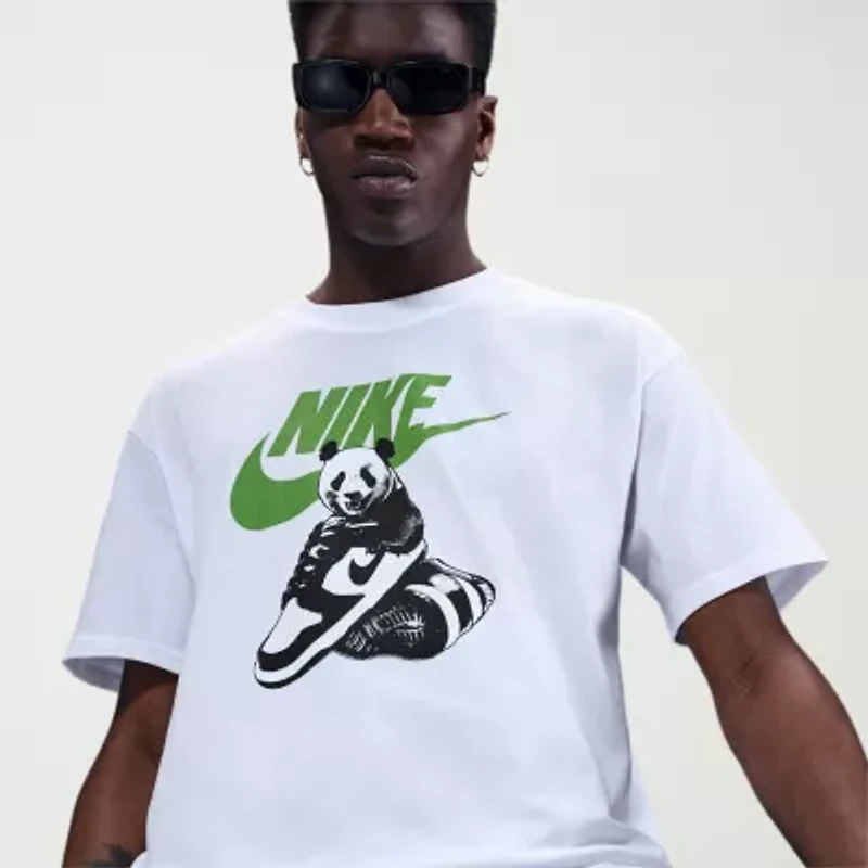 Nike Mens Crew Neck Short Sleeve Regular Fit Big and Tall Graphic T-Shirt