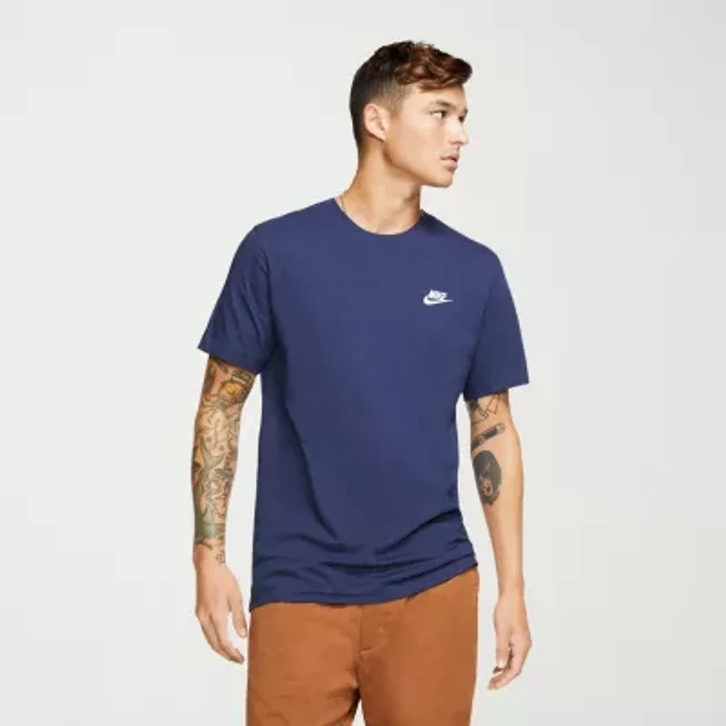 Nike Embroidered Logo Mens Crew Neck Short Sleeve Active T-Shirt