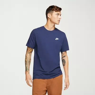 Nike Embroidered Logo Mens Crew Neck Short Sleeve Active T-Shirt