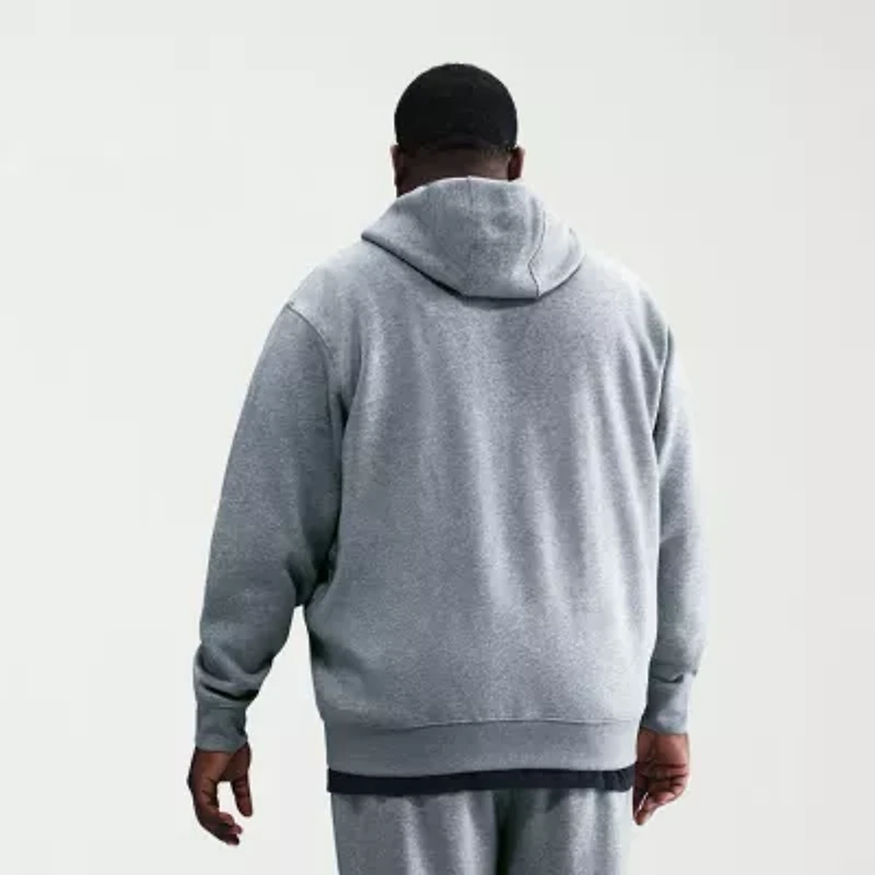 Nike Mens Long Sleeve Fleece Zipper Active Big and Tall Hoodie