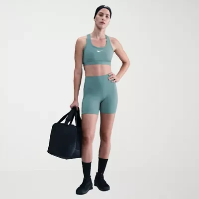 Nike Womens 5" High Rise Moisture Wicking Stretch Fabric Bike Short