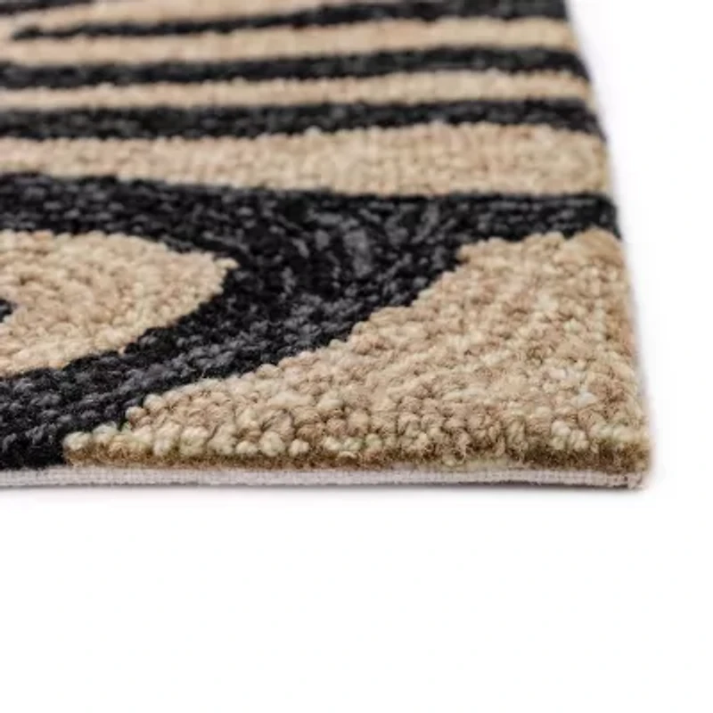 Liora Manne Ravella Zebra Hand Tufted Indoor Outdoor Rectangular Accent Rug