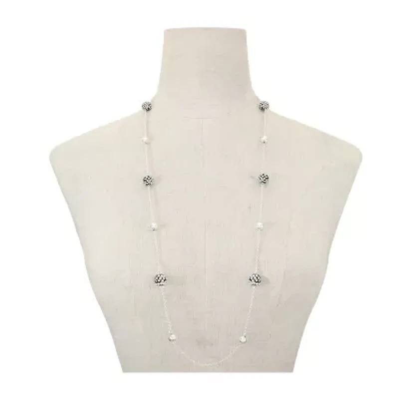 Monet Jewelry 34 Inch Rolo Strand Necklace