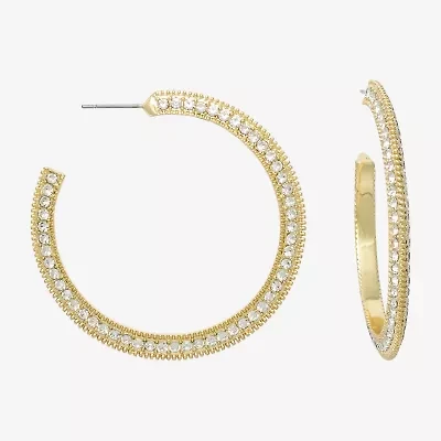 Mixit Womens 50.6mm Hoop Earrings