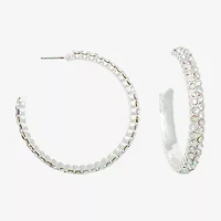 Mixit Womens 45.1mm Hoop Earrings
