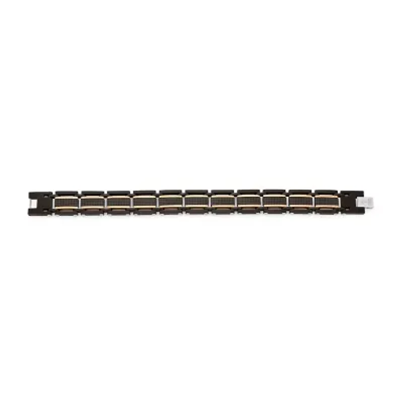 Mens Two-Tone Stainless Steel Chain Bracelet