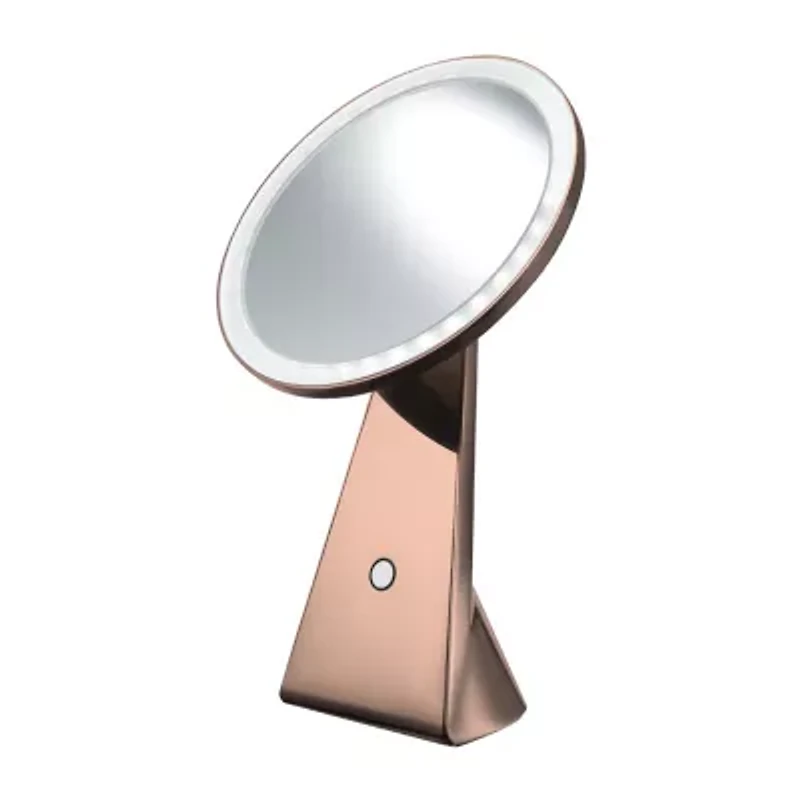 NuBrilliance Cordless 8'' Diameter 5X Rechargeable Magnification Mirror