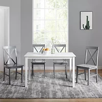 Eugene Farmhouse 5-PC Dining Set
