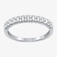 I Said Yes (H-I / I1) Womens 1/4 CT. T.W. Lab Grown White Diamond Sterling Silver Anniversary Wedding Band