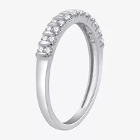 I Said Yes (H-I / I1) Womens 1/4 CT. T.W. Lab Grown White Diamond Sterling Silver Anniversary Wedding Band