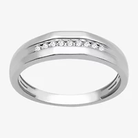 (H-I / I1) I Said Yes 1/10 CT. T.W. Lab Grown White Diamond Wedding Band