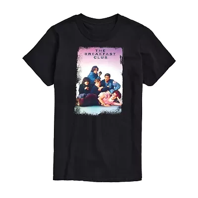 The Breakfast Club Mens Crew Neck Short Sleeve Regular Fit Graphic T-Shirt