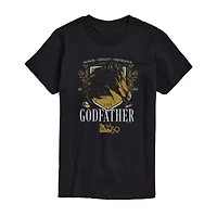 The Godfather Mens Crew Neck Short Sleeve Regular Fit Graphic T-Shirt