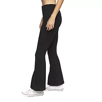 Forever 21 Faux Suede Flare Pant Womens Flare High Rise Juniors Drawstring Pant