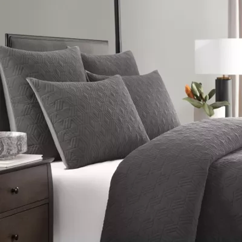 Fieldcrest Diamond Velvet Euro Sham