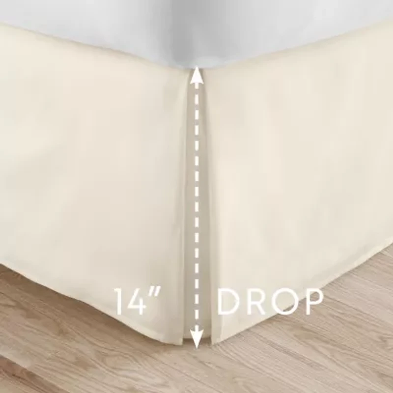 Casual Comfort Luxury Pleated 14" Hypoallergenic Wrinkle Resistant Bed Skirt
